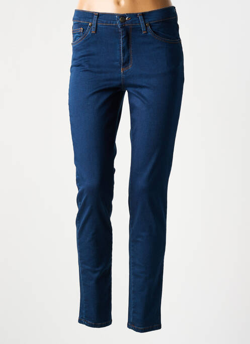 Blugi cu croială slim albastru LCDN femeie