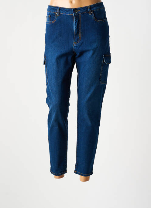 Blugi cu croială slim albastru LCDN femeie