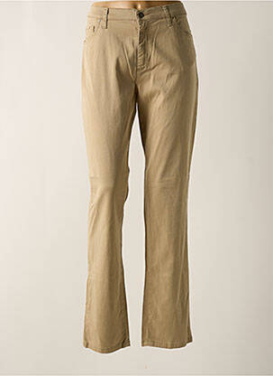 Pantalon drept elasticitate mărime normală bej LCDN femeie