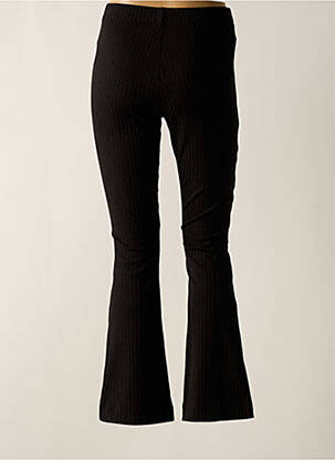 Pantalon evazat elasticitate talie înaltă negru LCDN femeie