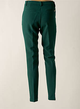 Pantalon slim talie înaltă talie înaltă verde LCDN femeie
