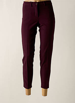 Pantalon 7/8 talie înaltă talie înaltă violet LCDN femeie