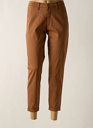 Pantalon 7/8 elasticitate mărime normală maro LCDN femeie