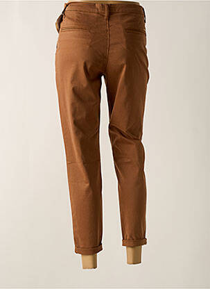 Pantalon 7/8 elasticitate mărime normală maro LCDN femeie