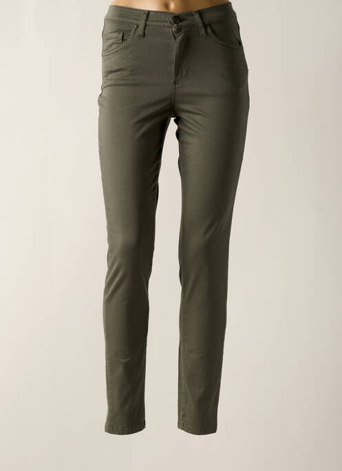 Pantalon slim verde LCDN femeie