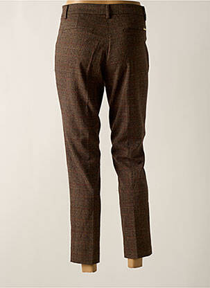 Pantalon 7/8 elasticitate mărime normală maro LCDN femeie