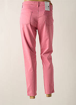 Pantalon 7/8 elasticitate talie joasă roz LCDN femeie