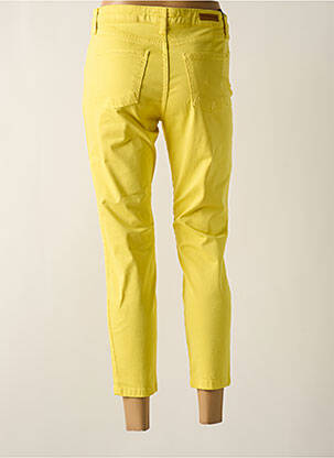 Pantalon 7/8 elasticitate mărime normală galben LCDN femeie
