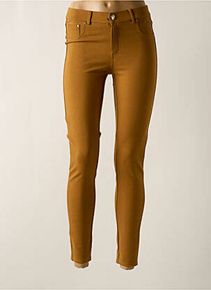 Pantalon 7/8 elasticitate mărime normală galben LCDN femeie