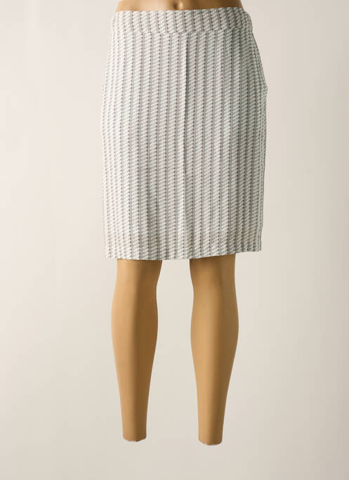 Fustă midi alb MAE MAHE femeie