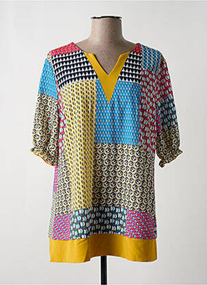 Tunică mâneci lungi galben HALOGENE femeie