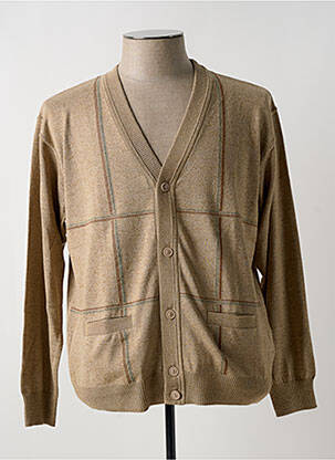 Vestă cu mâneci lungi bej EASY LINE bărbat