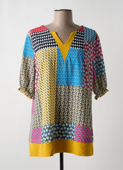 Tunică mâneci lungi galben HALOGENE femeie