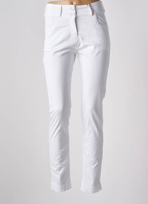Pantalon slim alb DELAHAYE femeie