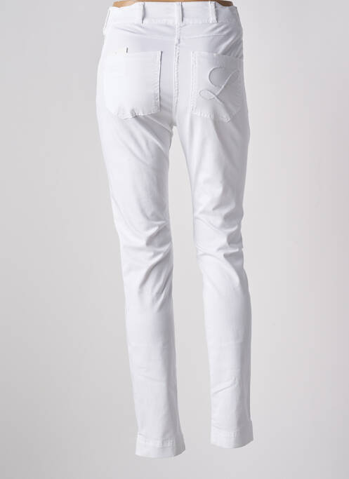 Pantalon slim alb DELAHAYE femeie