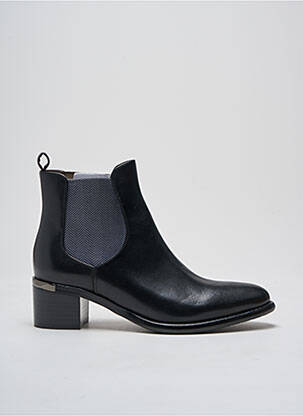 Botine/ghete material neted toc de 4 la 6 cm negru ADIGE femeie