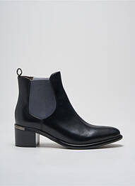 Botine/ghete material neted toc de 4 la 6 cm negru ADIGE femme