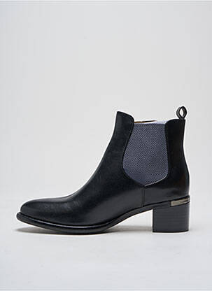 Botine/ghete material neted toc de 4 la 6 cm negru ADIGE femeie