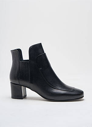 Botine/ghete material neted toc de 4 la 6 cm negru YVES DESFARGE femeie