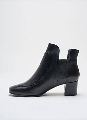 Botine/ghete material neted toc de 4 la 6 cm negru YVES DESFARGE femeie