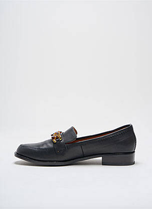 Mocasini țesătură satinată toc plat până la 3 cm negru EMILIE KARSTON femeie