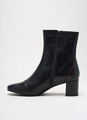 Botine/ghete material neted toc de 4 la 6 cm negru XAVIER DANAUD femeie