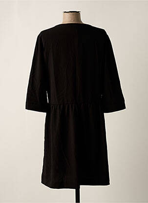 Rochie midi mâneci 3/4 mâneci 3/4 negru GRACE & MILA femeie