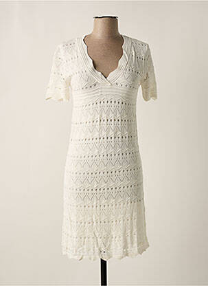 Rochie pulover alb ARTLOVE femeie