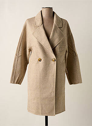 Palton lung bej ARTLOVE femeie