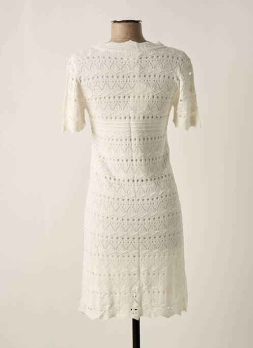 Rochie pulover alb ARTLOVE femeie