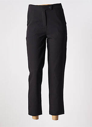 Pantalon 7/8 buzunare negru ADILYNN femeie