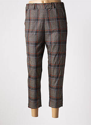 Pantalon 7/8 talie elastică gri JOHANNA PARIS femeie