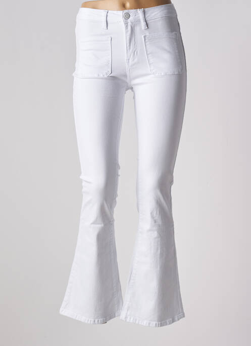 Pantalon slim alb NINA CARTER femeie