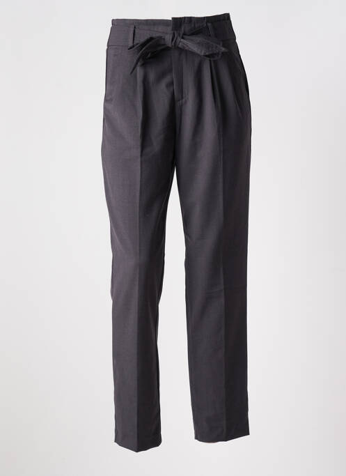 Pantalon buzunare talie înaltă gri GRACE & MILA femme