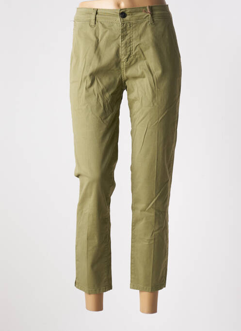Pantalon 7/8 verde SUNNY STUDIO femeie