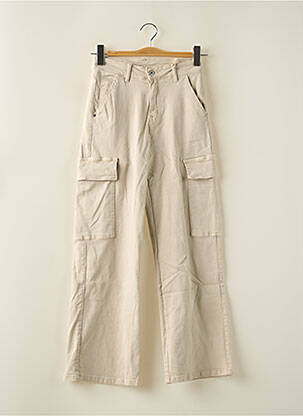 Pantalon cargo croială dreaptă bej MELLY & CO femeie