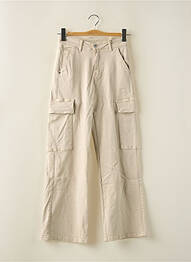 Pantalon cargo croială dreaptă bej MELLY & CO femeie