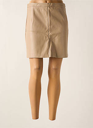 Fustă scurtă bej ARTLOVE femeie
