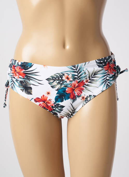 Chiloți de baie alb OLYMPIA femeie