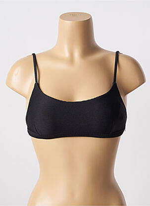 Sutien de costum de baie elasticitate top bentiță negru SEAFOLLY femeie