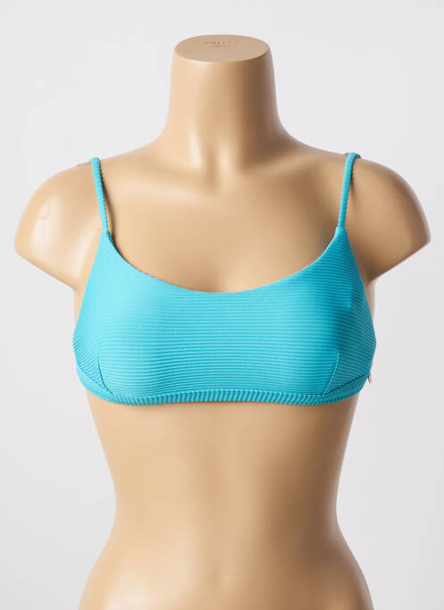 Sutien de costum de baie elasticitate top bentiță albastru SEAFOLLY femme