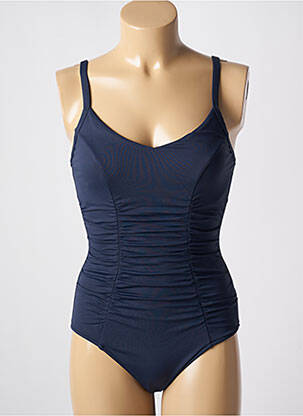 Costum de baie dintr-o singură piesă efect material satinat albastru SEAFOLLY femeie