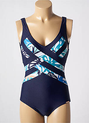 Costum de baie dintr-o singură piesă imprimeu fantezie top sutien modelat albastru YSABEL MORA femeie