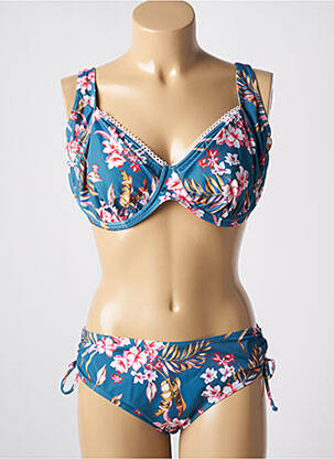 Costum de baie din două piese albastru OLYMPIA femeie