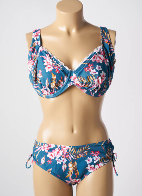 Costum de baie din două piese albastru OLYMPIA femeie