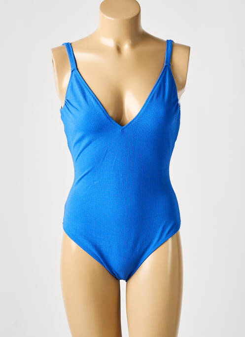 Costum de baie dintr-o singură piesă albastru KIWI femeie