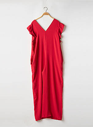 Salopetă-pantalon roșu TENDANCE UNIQUE femeie