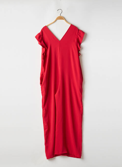 Salopetă-pantalon roșu TENDANCE UNIQUE femeie