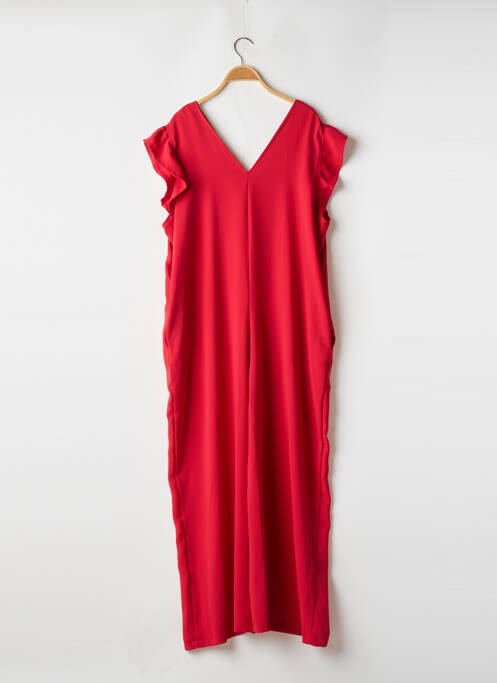 Salopetă-pantalon roșu TENDANCE UNIQUE femeie