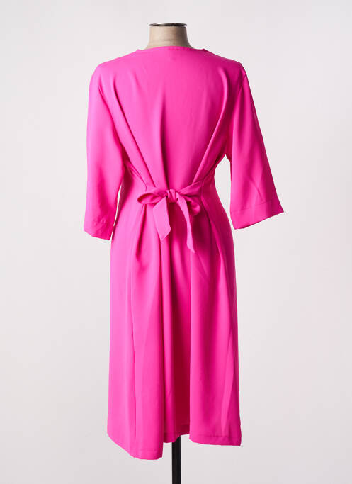 Rochie midi roz TENDANCE UNIQUE femeie